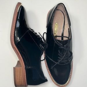 Louise et Cie Black Patent Leather Oxfords